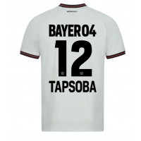 Bayer Leverkusen Edmond Tapsoba #12 Bortatröja 2023-24 Korta ärmar